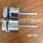 inox AISI 316 standoff glass mounting clamp for stair glass railing