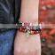 fashion jewelry leather bracelet 2016 new products leather bracelet