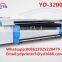 Hybrid industrial uv printer roll and flat pvc wallpaper printer with led lamp