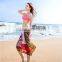 2015 Fashion Scarf High Qulity Rose Multi Wear Beach Dress