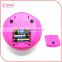 New Battery-operated White&Pink Portable Finger Toe Air Nail Dryer Fan