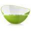 Oval Shaped Salad Bowl two color salad food bowl oval design serve bowl