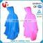 EVA colorful Kids Hooded Pullover Rain Poncho Kids Raincoat