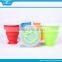 Silicone collapsing foldable cup for travel