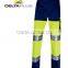 High visibility class 2 retro-reflective jecket and trousers working clothes
