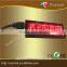 Factory price Programmable LED scrolling message Red 1144 Badge Chinese or worldwide language