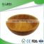 natural bamboo salad fruit round bowl