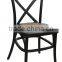 plastic crossback dining chair