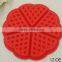 5 Caviity Flower Shape Waffle Silicone Cake Mould Muffin Cup Soap Mould Chocolate Mould Baking Tray