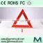 plastic and steel accident warning triangle