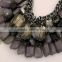 Star Jewelry New Choker Fashion Necklaces For Women 2015 Popular Exaggerated Weaving Geometric Statement Necklace
