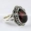 Breathtaking Romantic !! Pear Shape Garnet 925 Sterling Silver Ring, Handmade Silver Jewelry, Silver Jewelry 925