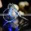 souvenir led light crystal cube keychain metal