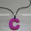 Silicone baby teething pendant necklace wholesale