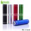 Most Popular Mobile Battery Charger LED Torch Light Portable Power Bank 2600mah for Promotion