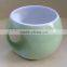 creative fancy peculiar football shape red yellow orange blue and green ceramic coffee mug
