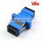 Factory supply simplex blue singlemode SC Optical fiber adaptor