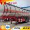 Guangzhou 3 Axles 50 M3 dry unloading bulk power cement tanker truck trailer for sale