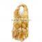 High quality silver fox fur long vest women long fur vest KZ14088