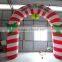 christmas candy shaped inflatable archway/ inflatable christmas arch for decoration