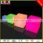 RGB color changing waterproof led light cube, iluminated led cube chair, led cube For Party