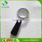 5x handle plastic magnifying glass with led light