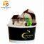 1000cc ice cream tube with paper lid for ice cream paper cup