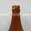 Empty 275ml brown glass beer bottle For Travel