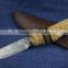OEM wood Handle Material and Hunting Knife Application knife damascus