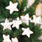 Christmas tree ornaments snow star pentagram flash