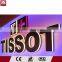 Chain store illuminated sign 3d alphabet letter led acrylic sign