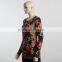 F5S10135 New Design Floral Print Women Long Sleeve T Shirts