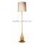 2017 hotel decorative brass modern floor lamps with linen shade good for inn decor high end