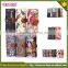 latest high quality colorful pattern brand women money clip card wallet