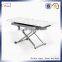 GOOD DESIGN UP AND DOWN FUNCTIONG DINING TABLE WOOD GLASS WHOLESALE DININER TABLE