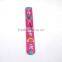 Wholesale Silicone reflective Bracelet Slap Clip Customized Shaped PVC Clap Clip