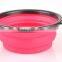 Folding Dog bowl,FDA,FLGB Pet Bowls & Feeders,silicone pet bowl