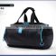 leather travel bag, pattern sports bag with shoes compartment