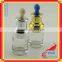 30ml blue flat shoulder electro chemical aluminum dropper bottle GSB-021R