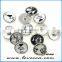 Fashion Free Replacement and Matching European Style Metal Snap Fastener