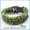 Different paracord bracelets waves style outdoor Army firestarter bangles