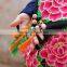 China ethnic embroidery woman canvas hiking backpack