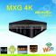 2016 hotselling MXG 4K RK3329 1G 8G MXG 4K android TV box