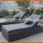 Single Lounge Daybed Rattan Swiming Poor Side Chaise Lounge