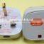 New products 2016 uk 3 pin 13a plug with switch and LED light uk power plug BS1363