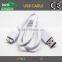 30cm white micro usb 3.0 cable for samsung Note2