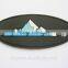 Custom different sizes 3D embossed rubber label for suits