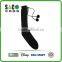 cable pattern string with pom pom knee-high acrylic socks
