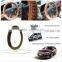 2015 new design sheepskin leather steering wheel cover