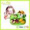 BPA Free 1PC 3 Compartment Silicone Baby Placement, Baby TableMat with Bowl